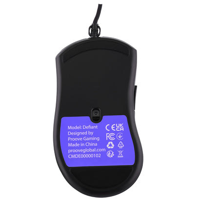 Proove Defiant Wired USB Gaming Mouse, RGB, 7200DPI, Black CMDE00000102