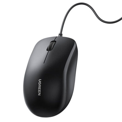 UGREEN MU007 Wired USB Mouse, 1200DPI, 1.5m, Black