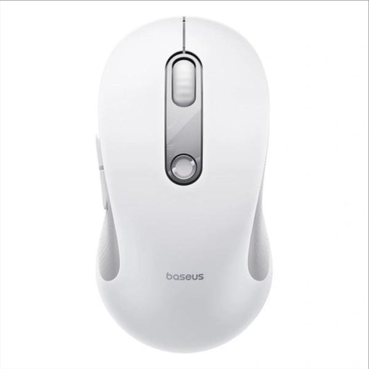 Trådløs mus Baseus F02, 1600DPI, BT / Wi-Fi, Hvid B0203302