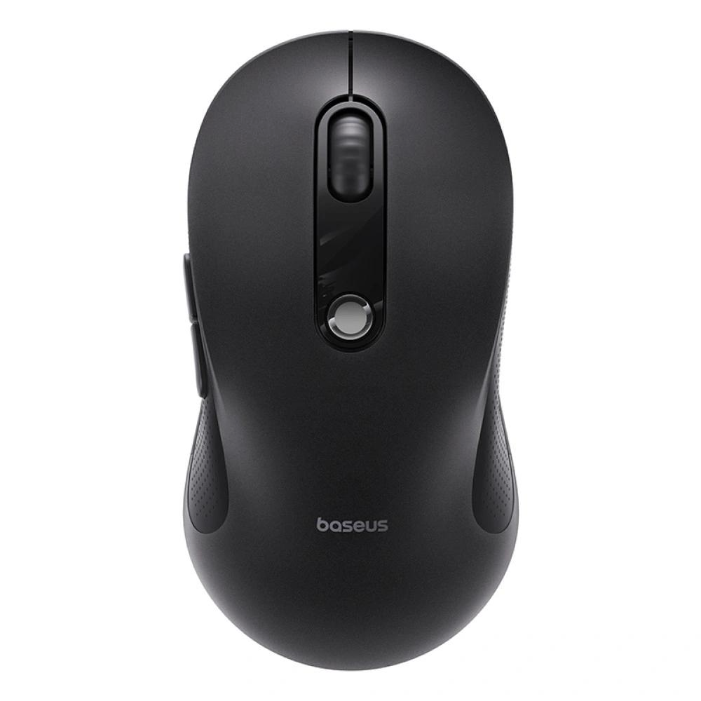 Trådløs mus Baseus F02, 1600DPI, BT / Wi-Fi, Sort B0203203