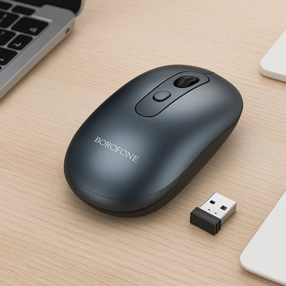 Trådløs mus Borofone BG13 Winner, 1600DPI, Grå