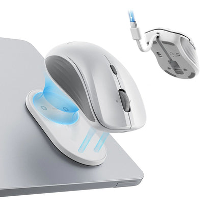 Trådløs mus ESR MagMouse, 800DPI - 4800DPI, BT / Wi-Fi, Hvid