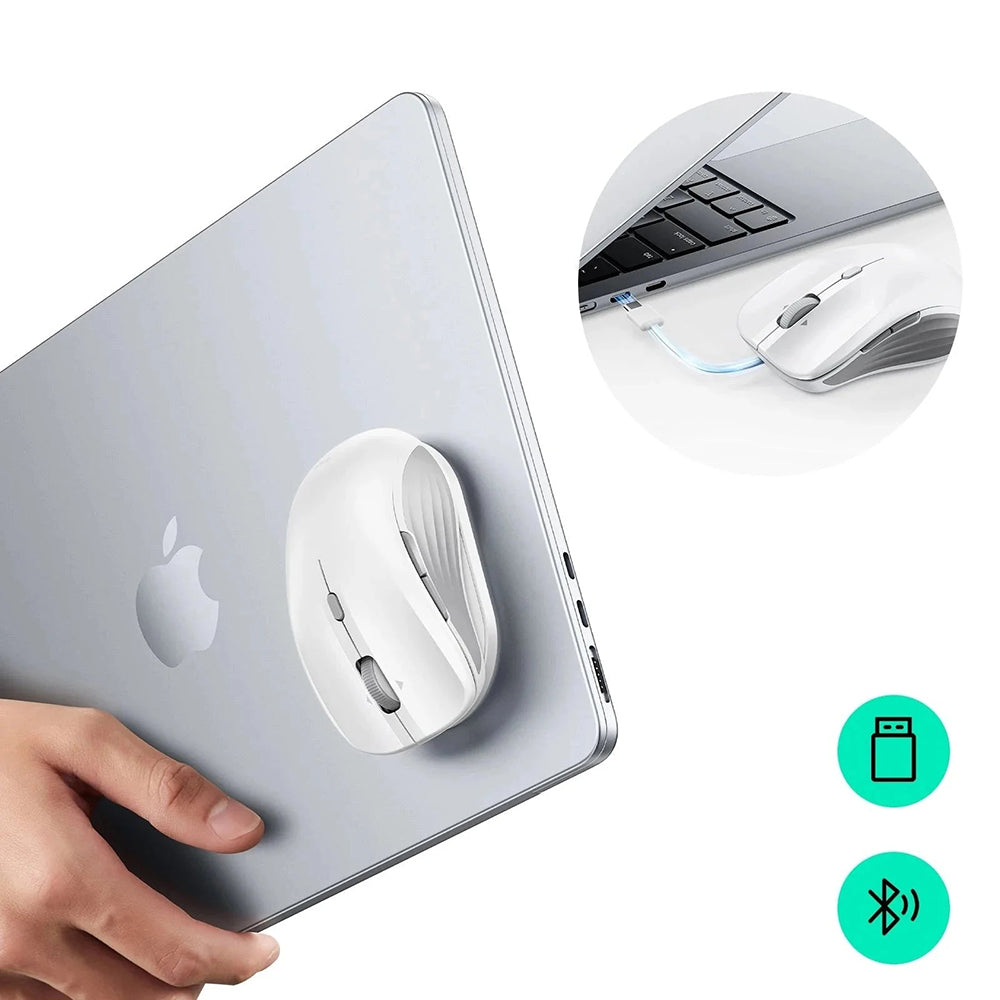 Trådløs mus ESR MagMouse, 800DPI - 4800DPI, Hvid