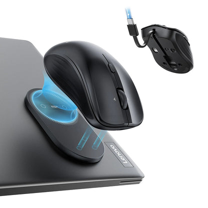 Trådløs mus ESR MagMouse, 800DPI - 4800DPI, BT / Wi-Fi, Sort