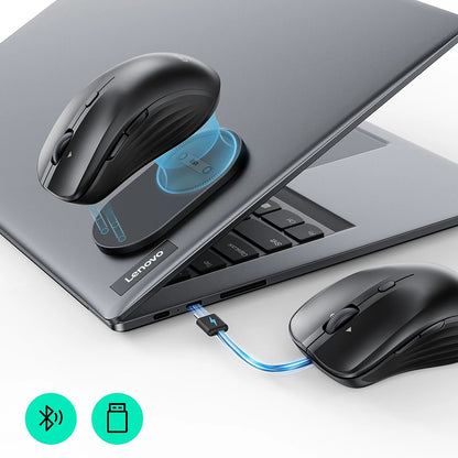 Trådløs mus ESR MagMouse, 800DPI - 4800DPI, BT / Wi-Fi, Sort