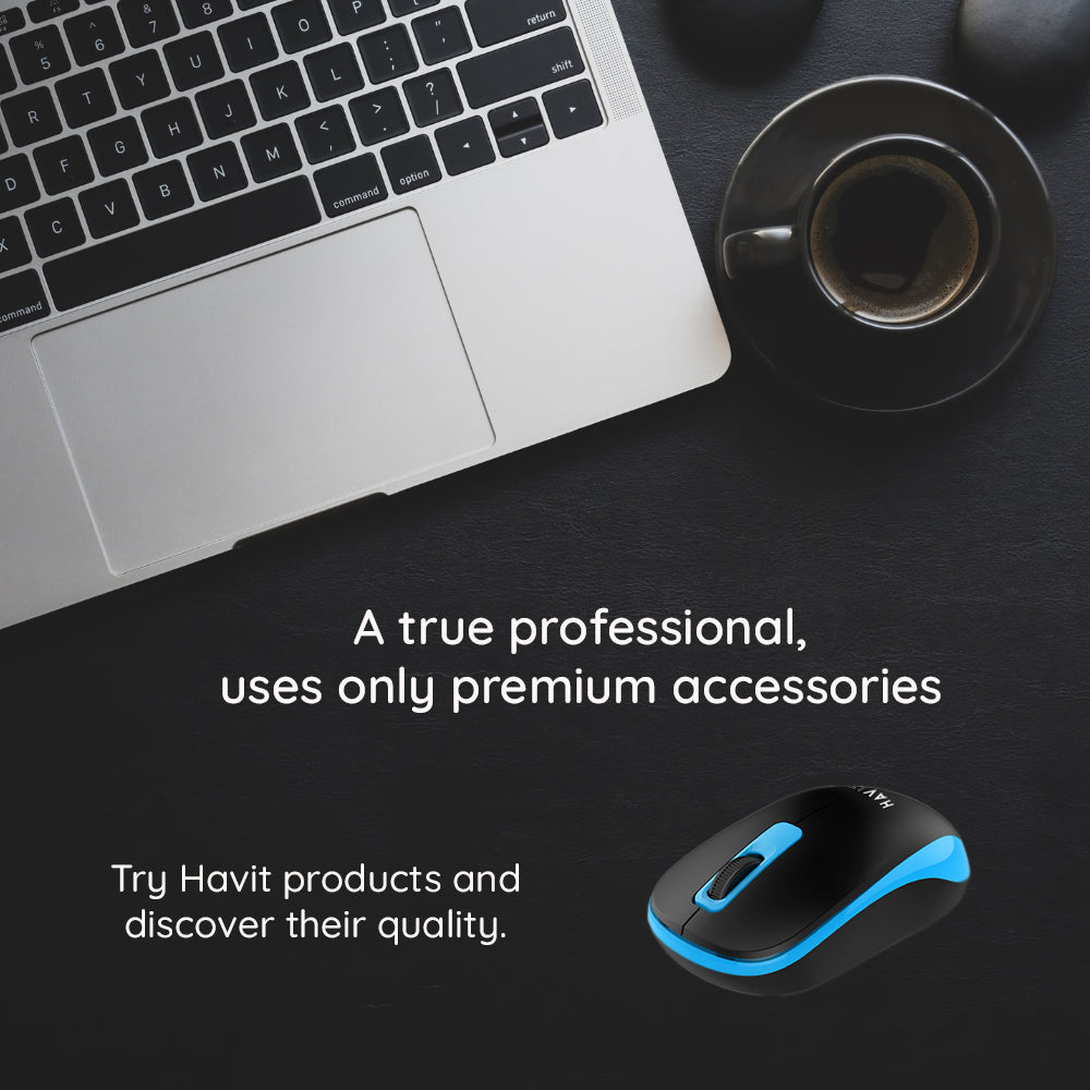 Trådløs mus HAVIT MS626GT, 1200DPI, Sort