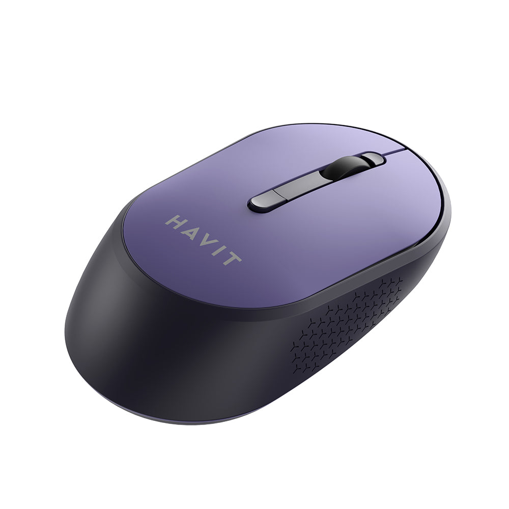 HAVIT MS78GT Wireless Mouse, 1200DPI - 3200DPI, Purple
