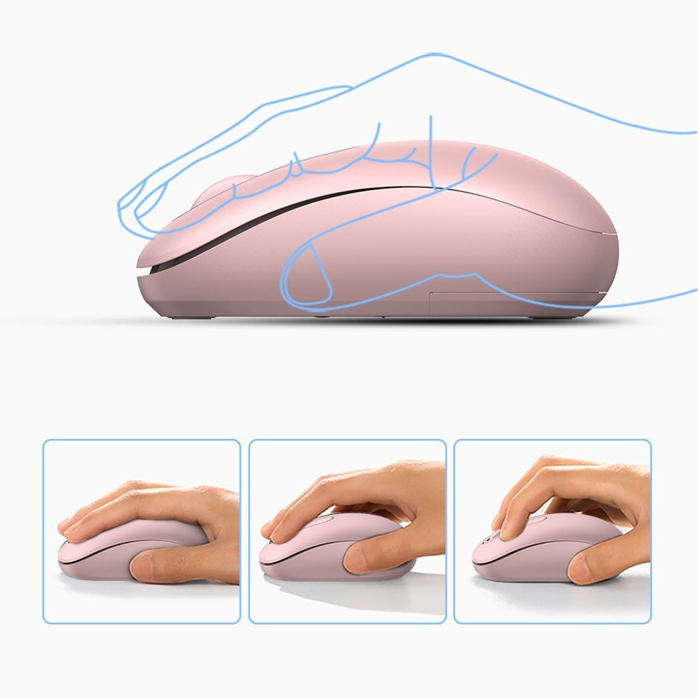 Trådløs Mus UGREEN MU105, 2400DPI, Pink