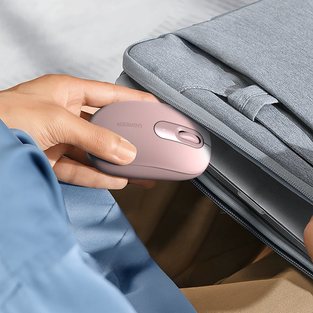 Trådløs Mus UGREEN MU105, 2400DPI, Pink