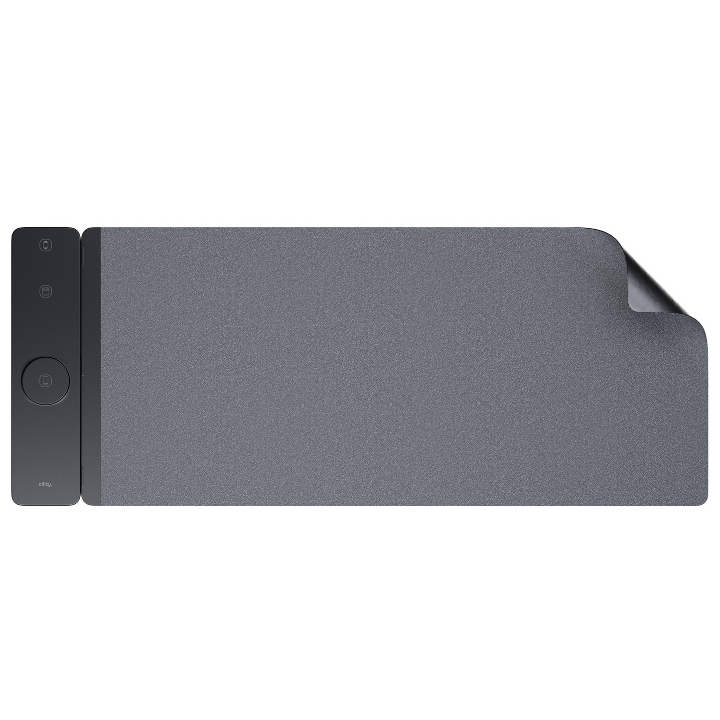 Allity MousePad. ALP-100 4i1 med trådløs opladning til telefon / ur / høretelefoner, sort