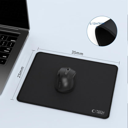 MousePad Tech-Protect A100, 350mm x 250mm, Sort