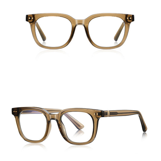 Computerbriller til mænd Techsuit 2229, Anti-Blue Light, Lys Brun