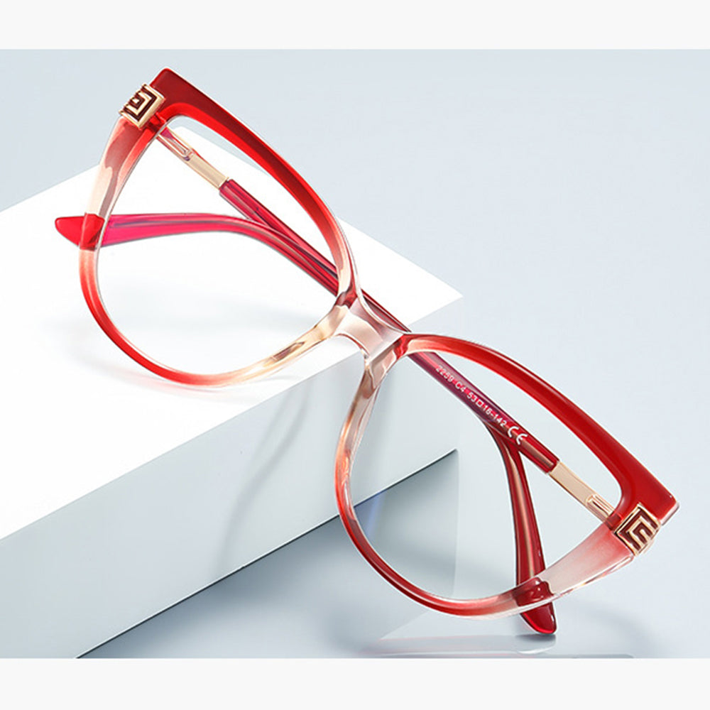 Techsuit 2259 Women's Computer Glasses, Anti-Blue Light, Pink