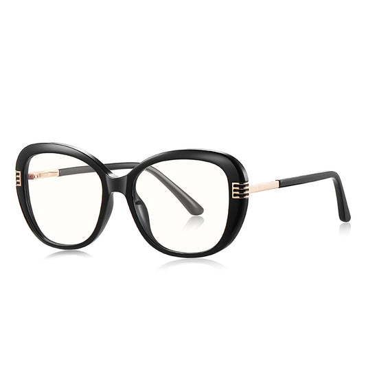 Dame Computerbriller Techsuit 2265, Anti-Blåt Lys, Sort Guld