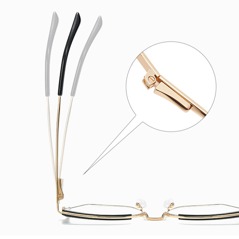 Computerbriller til kvinder Techsuit 3156, Anti-Blåt Lys, Sort Guld