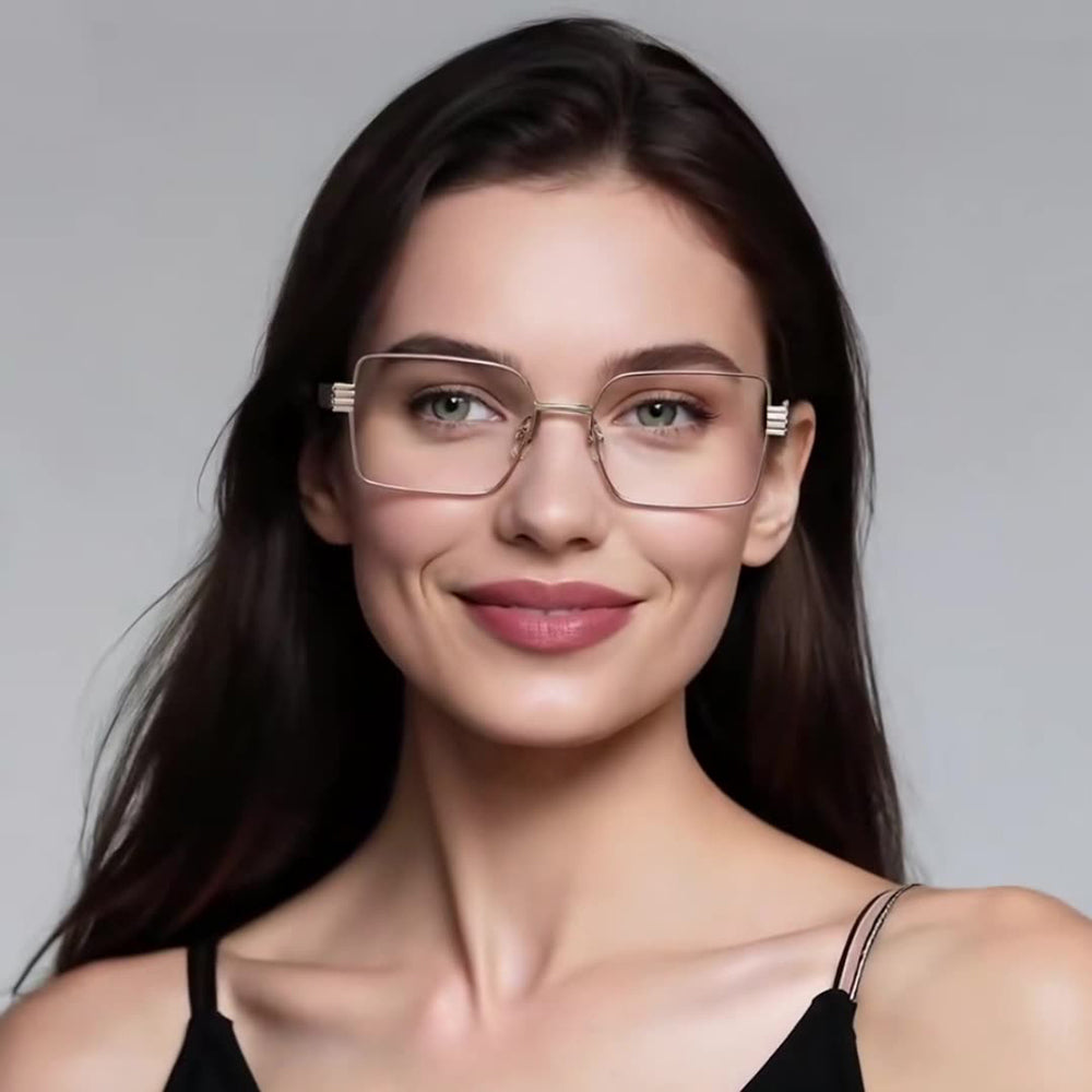 Computerbriller til kvinder Techsuit 3160, Anti-Blåt Lys, Rosa Guld