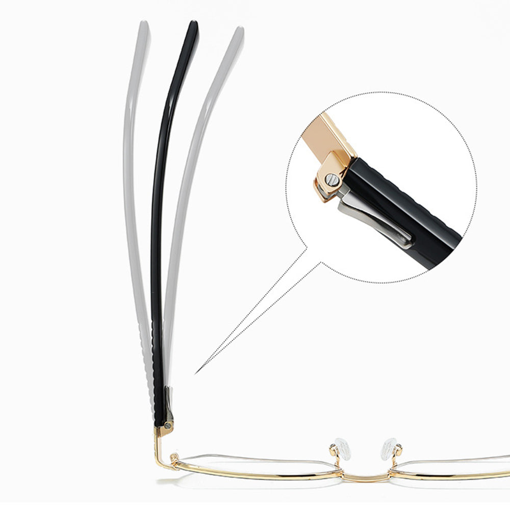 Computerbriller til kvinder Techsuit 3161, Anti-Blåt Lys, Sort Guld