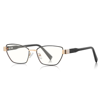 Techsuit 3162 Women's Computer Glasses, Anti-Blue Light, Black