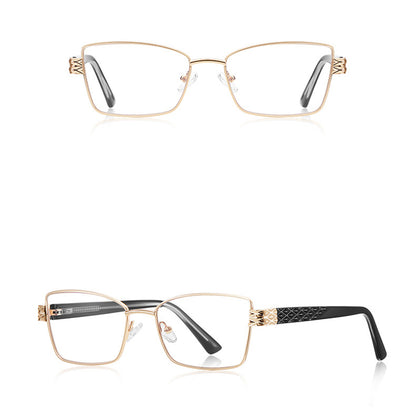 Dame Computerbriller Techsuit 3171, Anti-Blåt Lys, Sort Guld