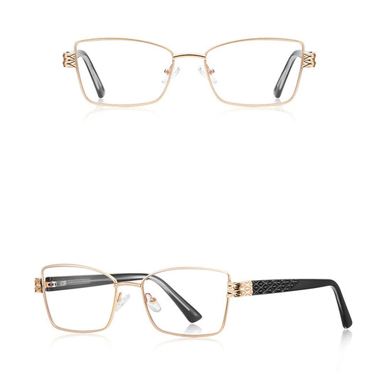 Dame Computerbriller Techsuit 3171, Anti-Blåt Lys, Sort Guld