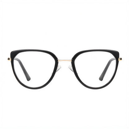 Dame Computerbriller Techsuit 82290, Anti-Blåt Lys, Sort Guld