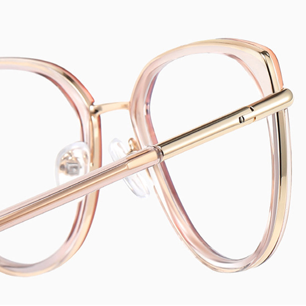 Dame Computerbriller Techsuit 82290, Anti-Blåt Lys, Sort Guld