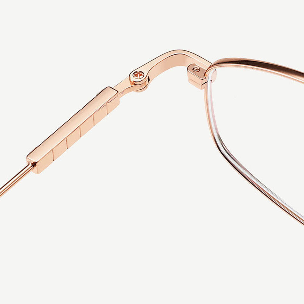 Dame Computerbriller Techsuit LS501, Anti-Blåt Lys, Rosa Guld