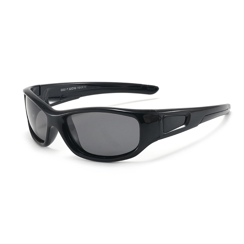 Børne Sport Solbriller Techsuit 800-C11, Polariserede, Sorte