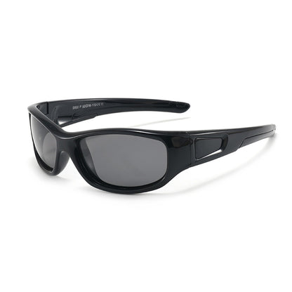 Børne Sport Solbriller Techsuit 800-C11, Polariserede, Sorte