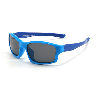 Børne Sport Solbriller Techsuit 8202-C29, Polariserede, Blå