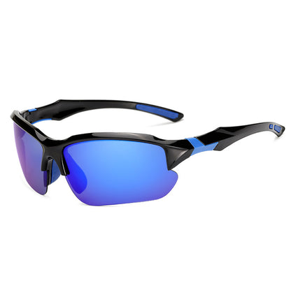 Unisex Cykelbriller Techsuit 9301, UV-beskyttelse, Sort Lilla