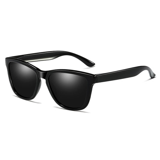 Herre Solbriller Techsuit 0717, Polariserede, UV-beskyttelse, Sorte