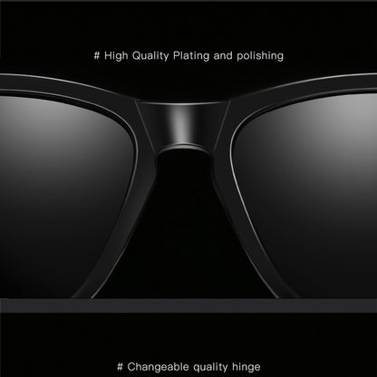 Men's Techsuit 0717 Sunglasses, Polarized, UV Protection, Black Red