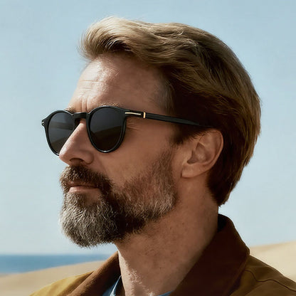 Herre Solbriller Techsuit 31235, Polariserede, Sorte