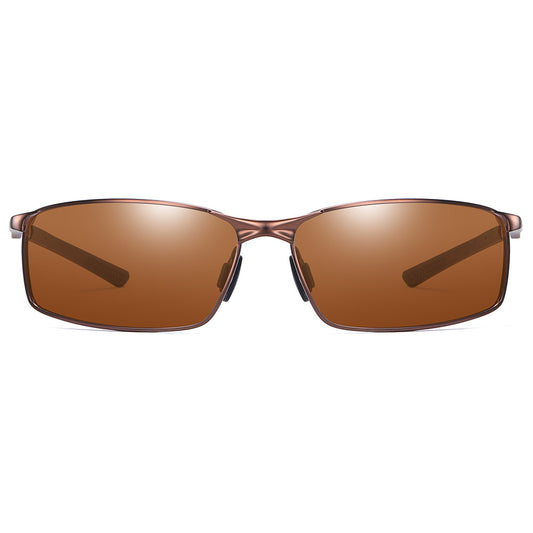 Herre Solbriller Techsuit 559, Polariserede, UV-beskyttelse, Brune