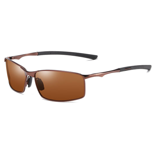Herre Solbriller Techsuit 559, Polariserede, UV-beskyttelse, Brune
