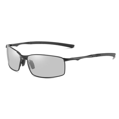 Herre Solbriller Techsuit 559, Polariserede, UV-beskyttelse, Sorte Gennemsigtige