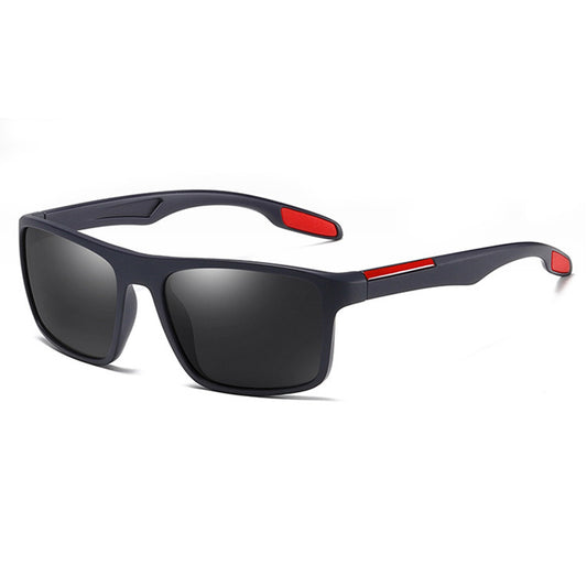 Herre Solbriller Techsuit TR90 (MM101), Polariserede, UV-beskyttelse, Blå Røde