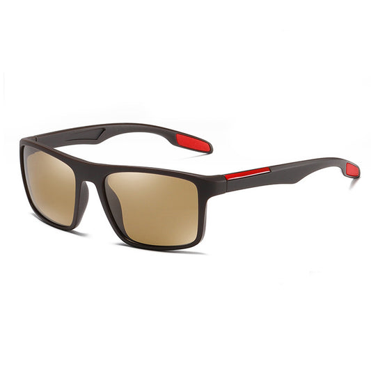 Herre Solbriller Techsuit TR90 (MM101), Polariserede, UV-beskyttelse, Brune