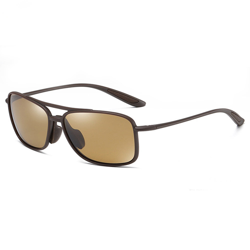Herre Solbriller Techsuit MM99, Polariserede, UV-beskyttelse, Brune
