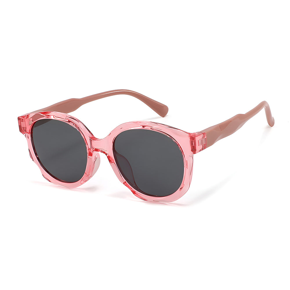 Børne Solbriller Techsuit 627, Polariserede, UV-beskyttelse, Fersken Rosa