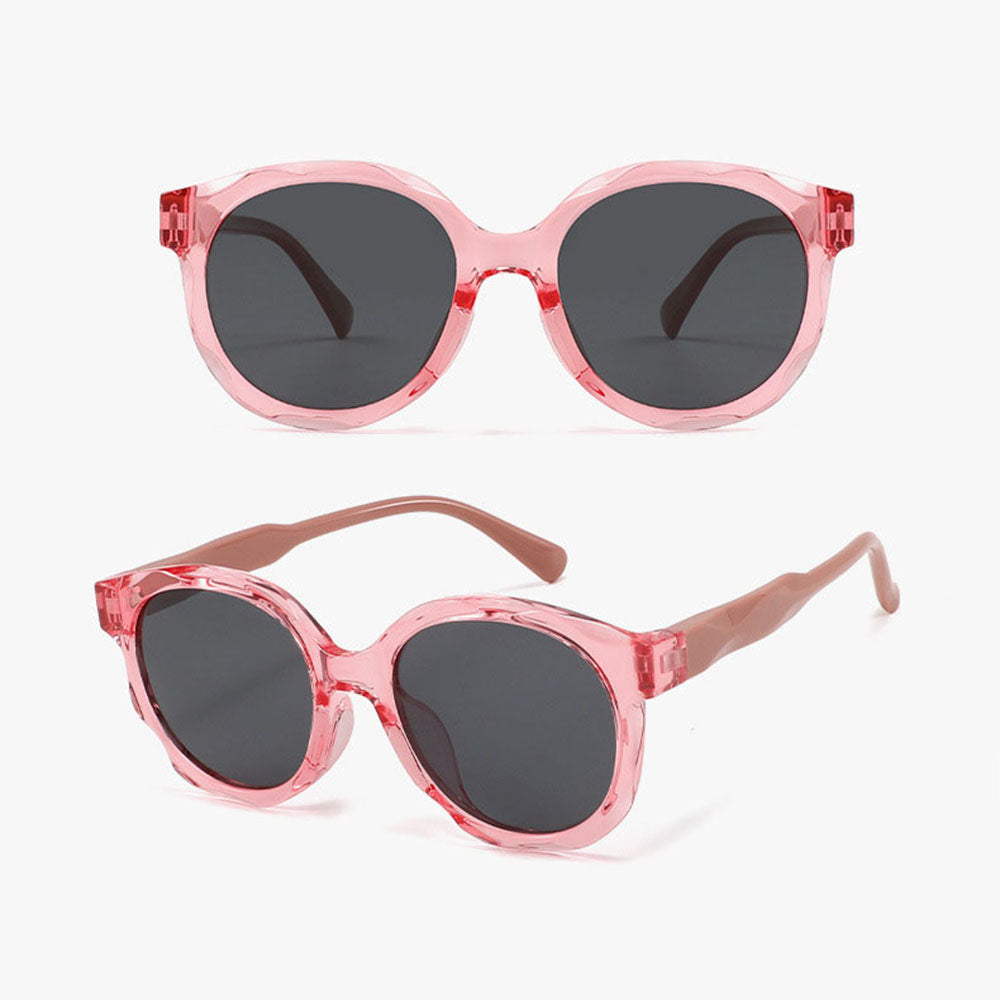Børne Solbriller Techsuit 627, Polariserede, UV-beskyttelse, Fersken Rosa