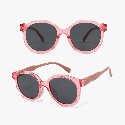 Børne Solbriller Techsuit 627, Polariserede, UV-beskyttelse, Fersken Rosa