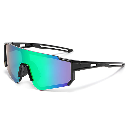 Børne Solbriller Techsuit R601, Polariserede, UV-beskyttelse, Sorte Grønne