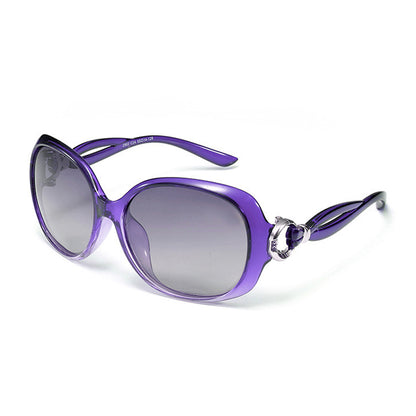 Dame Solbriller Techsuit 2962, Polariserede, UV-beskyttelse, Lilla