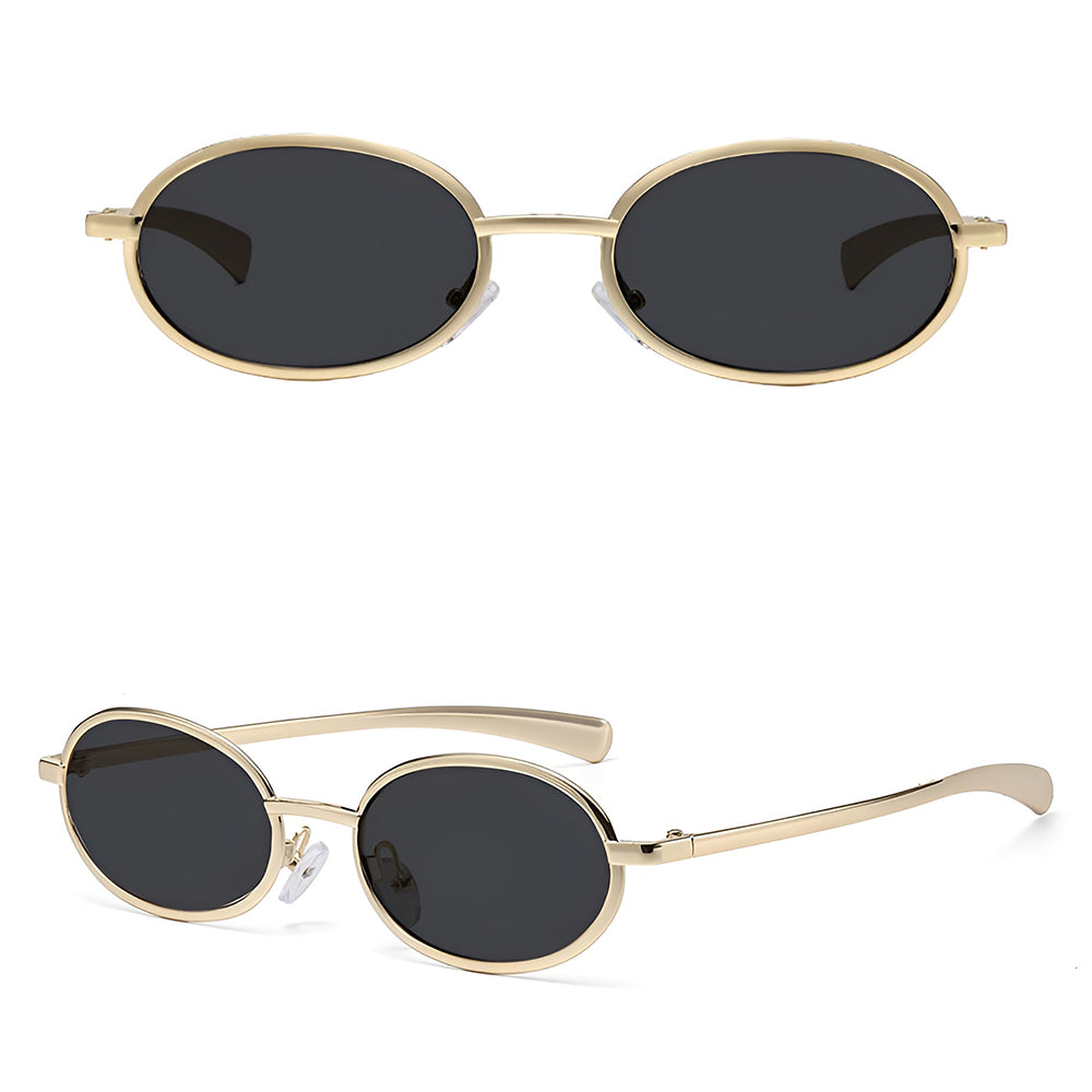 Dame Solbriller Techsuit 3220, Guld Sorte