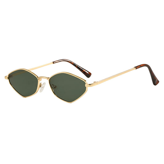 Dame Solbriller Techsuit 6206, Guld Grønne