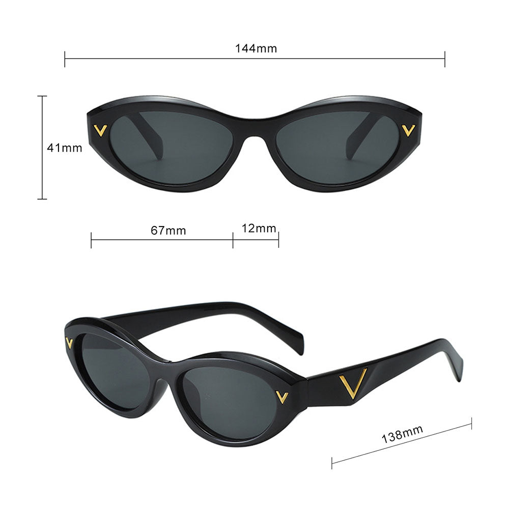 Dame Solbriller Techsuit 77115, Sorte