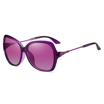Dame Solbriller Techsuit 8881, Polariserede, UV-beskyttelse, Lilla