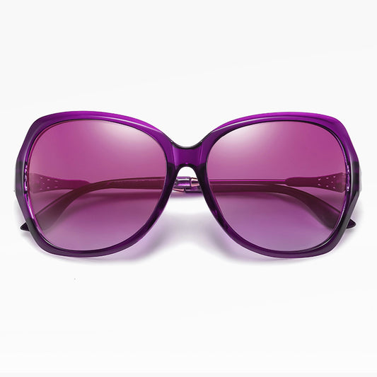 Dame Solbriller Techsuit 8881, Polariserede, UV-beskyttelse, Lilla